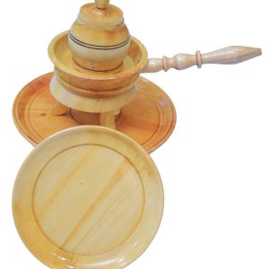 9 Cups ''3" Wooden Color Coffee Rokobet Set /ኣቚሁት ቡን ምሉእ /ሮኮበት እኩብ