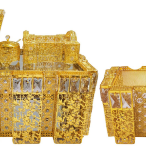 5-Piece Golden Rekebot Coffee Set (LED & Bluetooth)