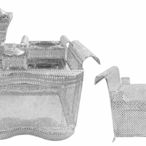 5-Piece Silver Rekebot Coffee Set (LED & Bluetooth)