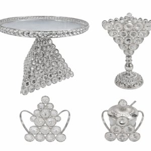 5-Piece Silver Rekebot Coffee Set (LED & Bluetooth)