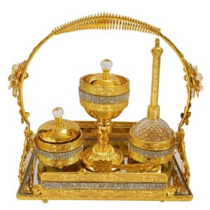 Golden Premium Incense Burner Set