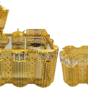5-Piece Golden Rekebot Coffee Set (LED & Bluetooth)