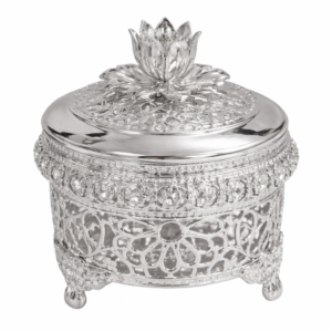 Silver Decorative Sugar Container Set