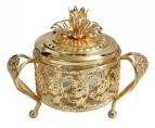 Golden Decorative Sugar Container Set