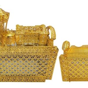 5-Piece Golden Rekebot Coffee Set (LED & Bluetooth)