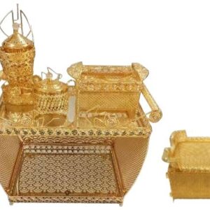 5-Piece Golden Rekebot Coffee Set (LED & Bluetooth)